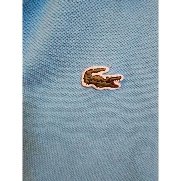 Men's Lacoste Blue Size 10 (XL) Classic Fit Original Pique Polo - Picture 3 of 4